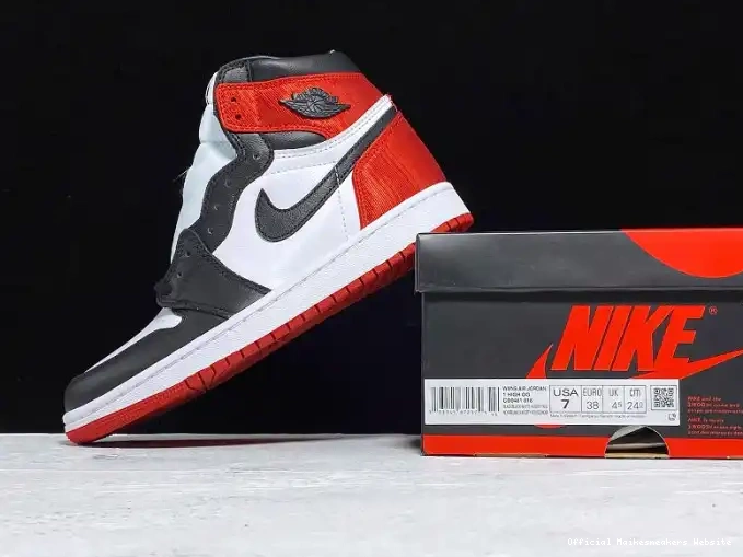 Official Maikesneakers High Satin 1 Jordan Black Air CD0461-016 Toe Retro 0624